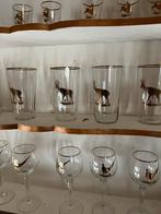 Glazen jachtmotief 18 stuks, Ophalen, Zo goed als nieuw, Overige typen