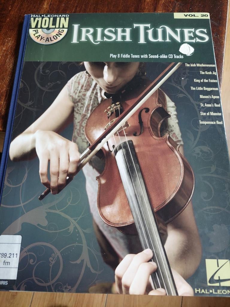 Hal Leonard Viool Play-Along: Irish Tunes Vol. 20, Ophalen of Verzenden, Gebruikt, Les of Cursus, Klassiek