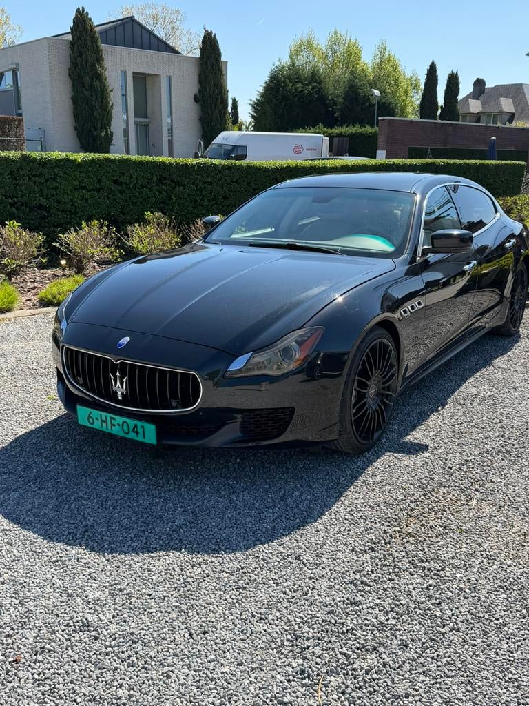 Maserati Quattroporte 3.0 D 2014 Zwart, Achterwielaandrijving, Beige, 4 stoelen, Bedrijf