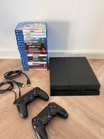 Playstation 4 met controllers en spellen, Met 2 controllers, Ophalen of Verzenden, Zo goed als nieuw, Original