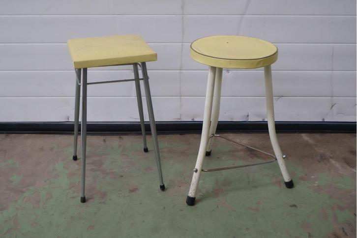 2 Vintage Krukken - Jaren '60, Verzamelen, Retro, Ophalen of Verzenden