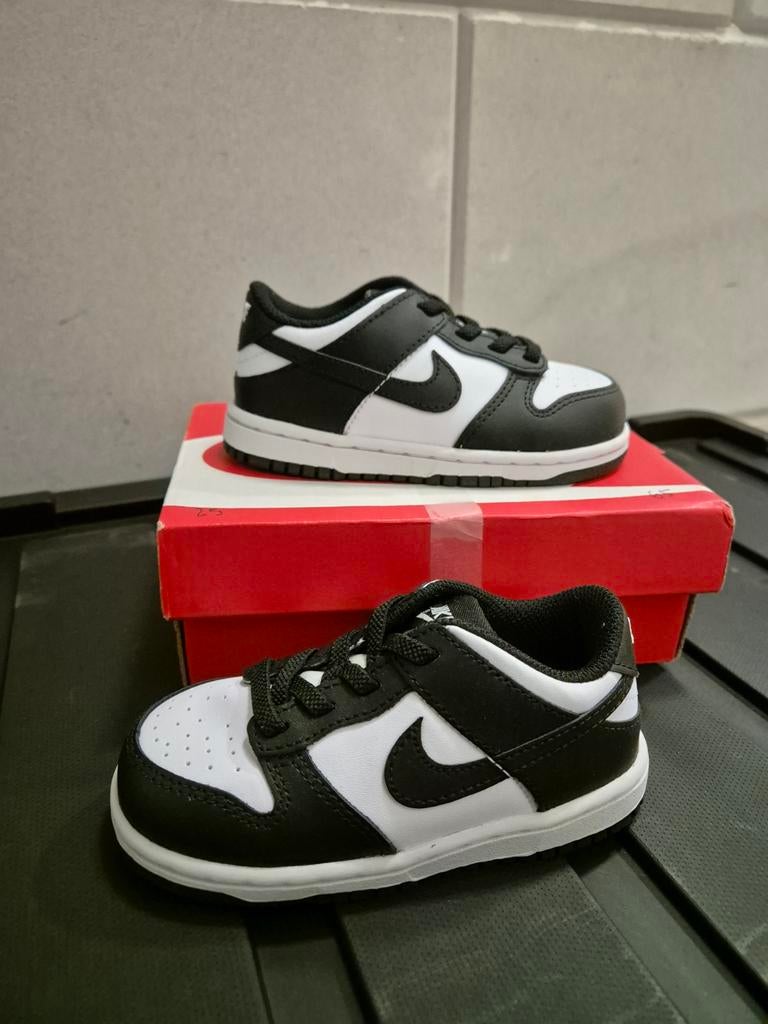 Nike Dunk Low Panda baby schoenen maat 19.5, Schoentjes, Jongetje of Meisje, Ophalen of Verzenden, Zo goed als nieuw