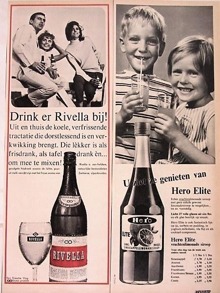 19 vintage advertenties reclames frisdrank 57-66 Ranja Cola, Verzamelen, Ophalen of Verzenden, Gebruikt, Overige typen