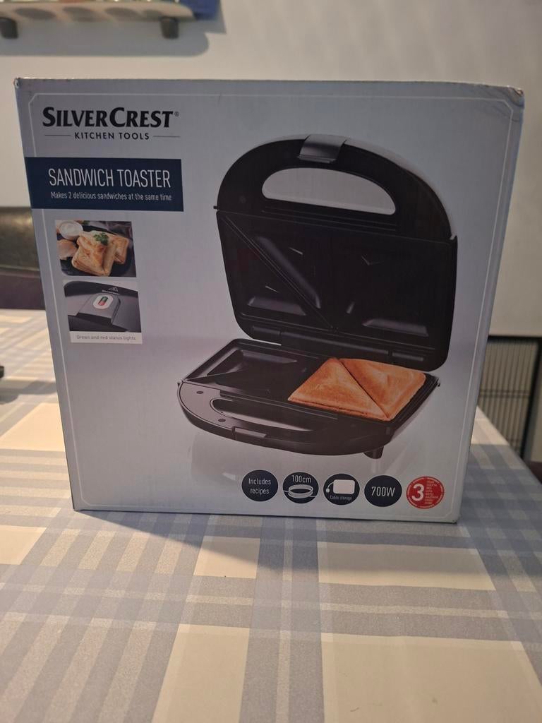 SilverCrest Sandwich Toaster - Nieuw in doos, Ophalen of Verzenden, Nieuw