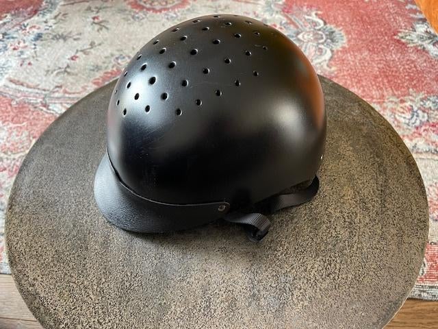 Paardrijden cap zwart maat M, Dieren en Toebehoren, Paardrijkleding, Kinderen, Dressuur, Ophalen of Verzenden, Zo goed als nieuw