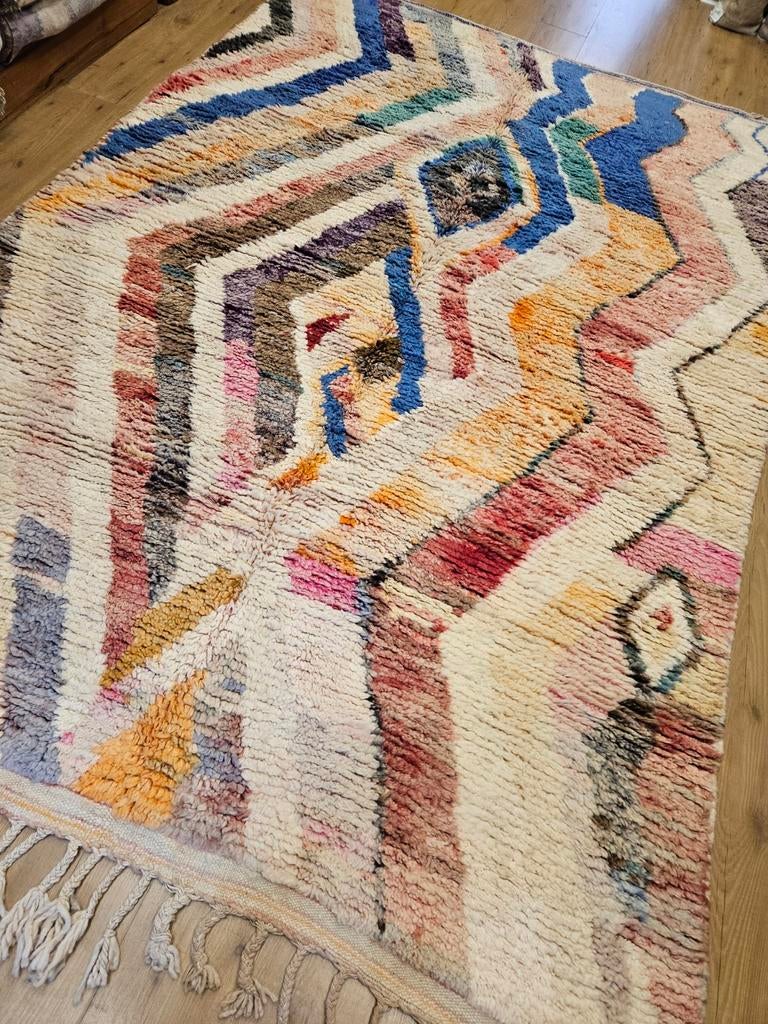 Handgeknoopt oosters tapijt berber Beni Mrirt 285x197, Info@SlatsAntiek.nl, Vof Slats Antiek, Ophalen of Verzenden, 200 cm of meer