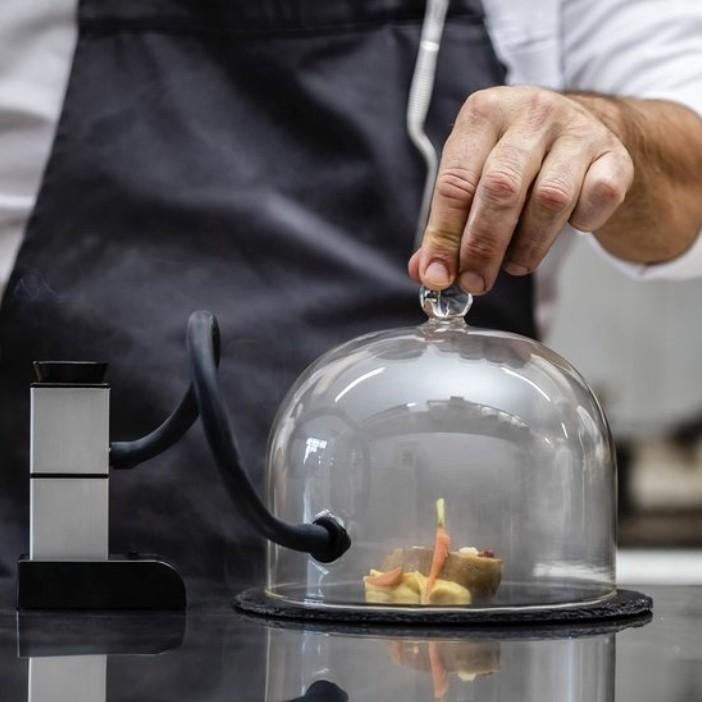 Lacor smoke gun / food smoker set met stolp NIEUW, Ophalen of Verzenden, Nieuw, Overige materialen, Overige typen