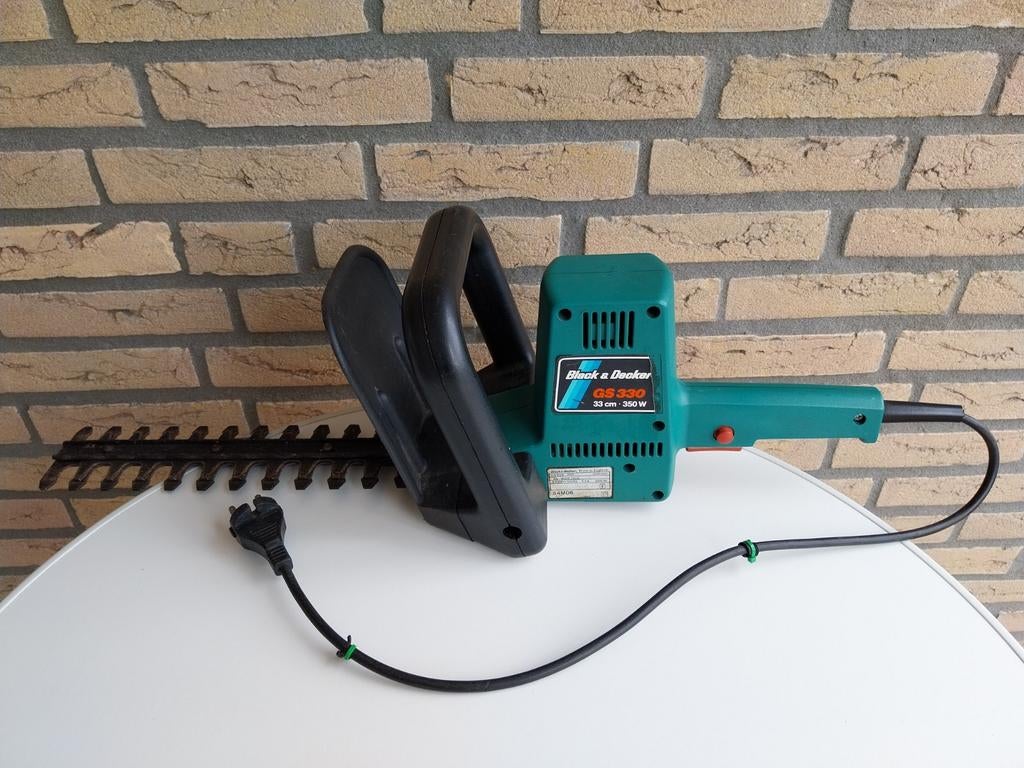 Black & Decker Heggenschaar GS 330 - 33cm zaagblad, 350W, Ophalen, Gebruikt, Elektrisch, Black & Decker