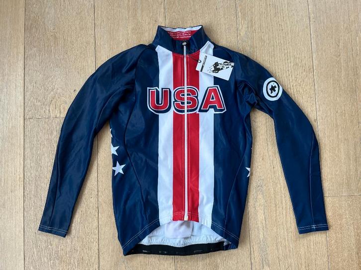 Prachtig Assos heren thermo fietsshirt / jasje maat medium, Sport en Fitness, Wielrennen, Gebruikt, Kleding, Ophalen of Verzenden