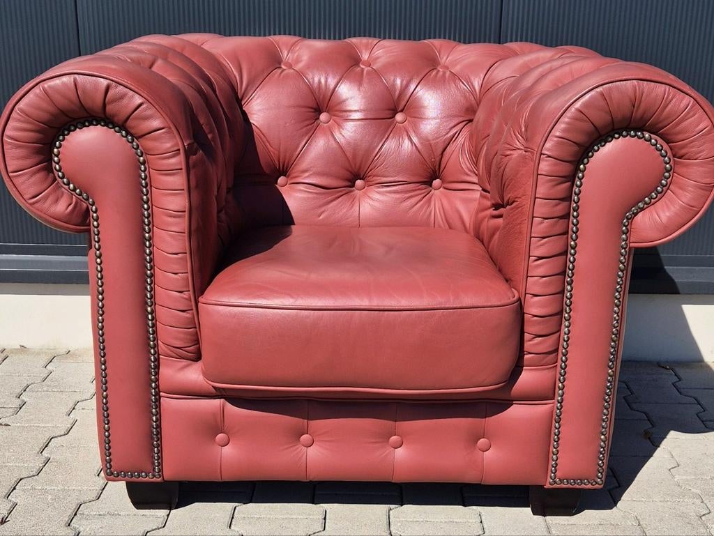 Chesterfield clubfauteuil, Ophalen of Verzenden