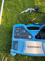 TOPCRAFT Compressor met accessoires, Gebruikt, 6 tot 10 bar, Ophalen of Verzenden, Minder dan 200 liter/min