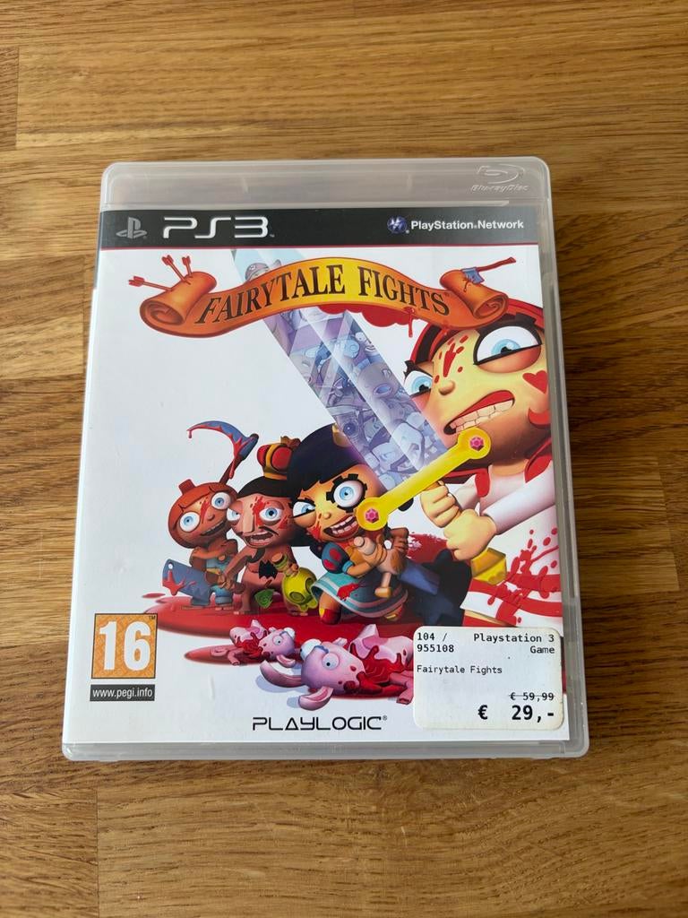 FairyTale Fights PS3 - Bloederige sprookjesactie!, Vechten, Eén computer, Ophalen of Verzenden, Zo goed als nieuw