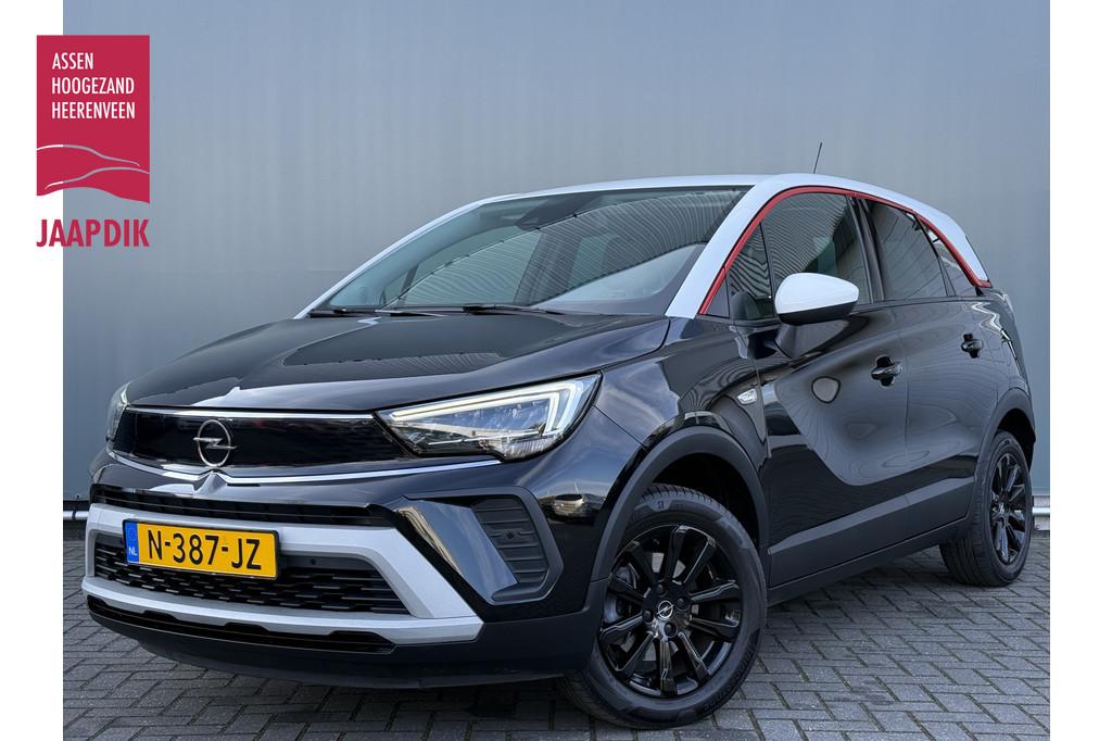 Opel Crossland BJR 2021 1.2 Turbo 111 PK GS Line CAMERA | FU, Voorwielaandrijving, Gebruikt, 1199 cc, Leder en Stof
