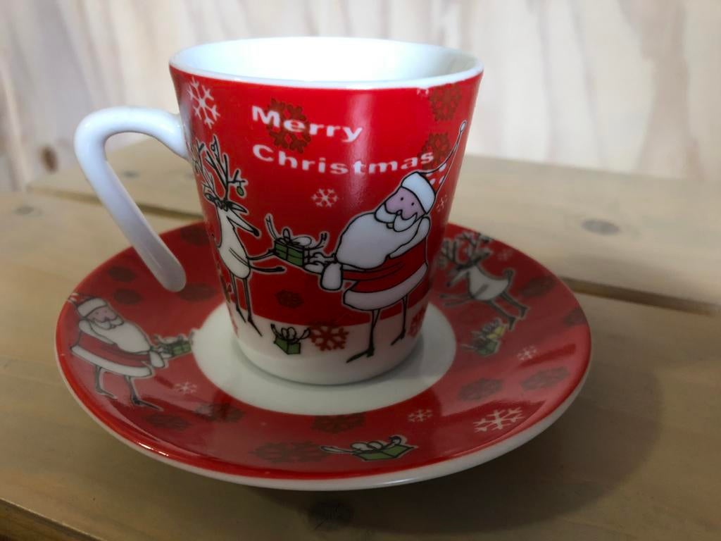 Leuk kerst espresso kopje Nieuw, Diversen, Ophalen of Verzenden, Zo goed als nieuw