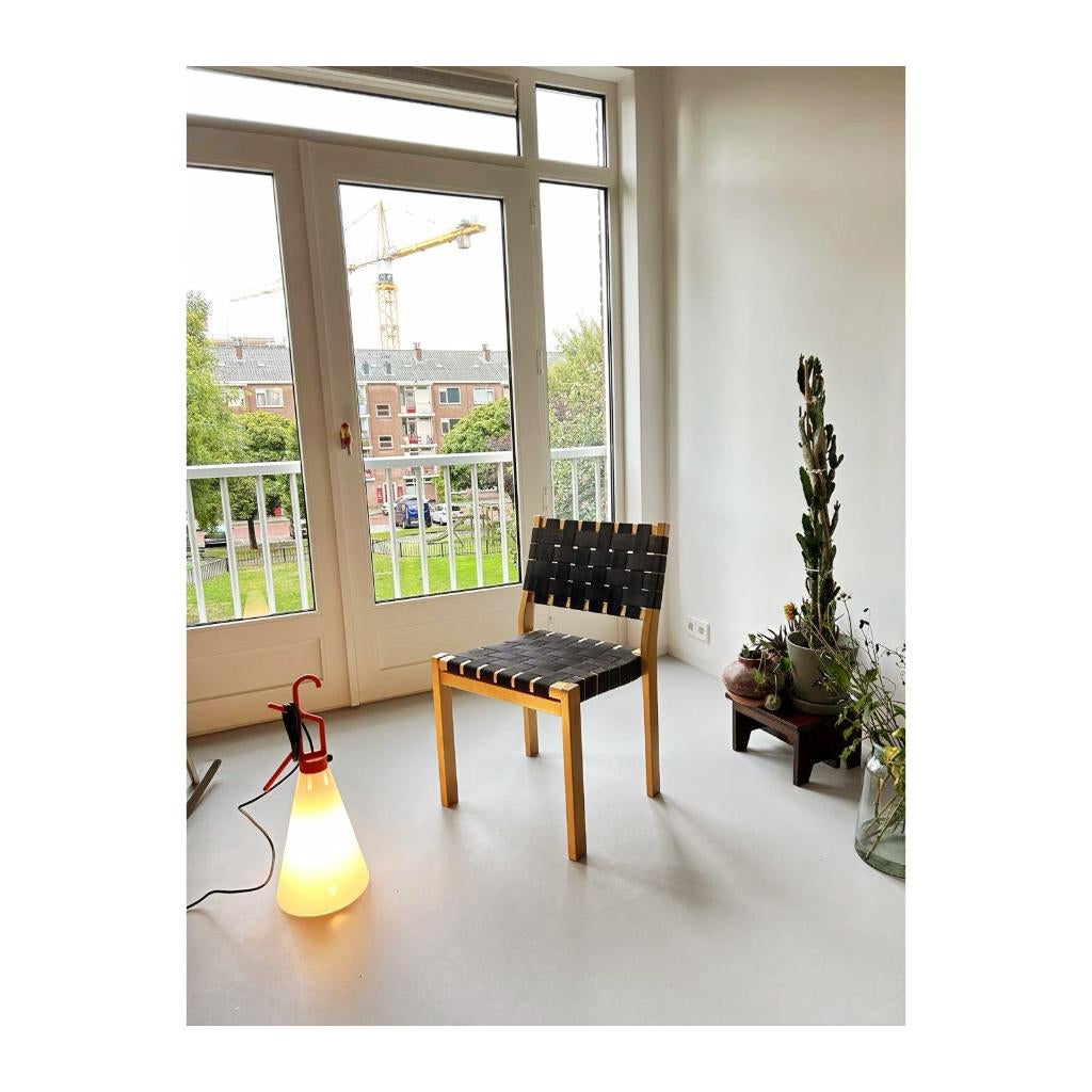 Artek Aalto 611 stoelen – set van 4, Ophalen, Scandinavisch design, Zwart, Zo goed als nieuw