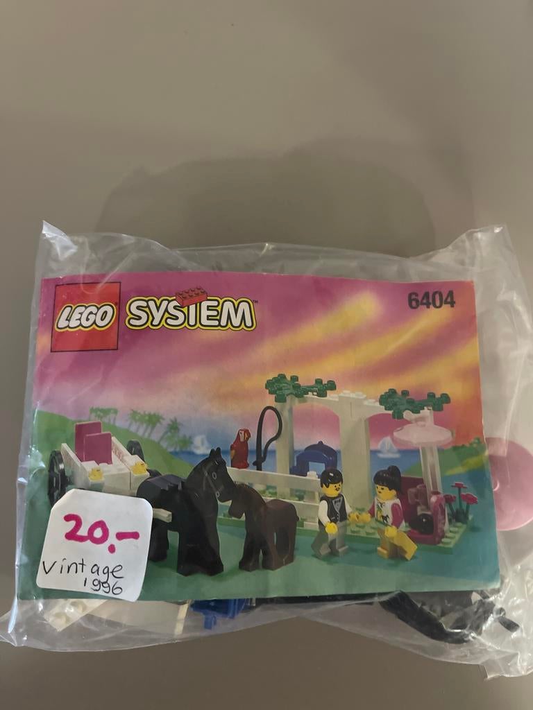 LEGO System 6404 Carriage Ride - Vintage 1996, Kinderen en Baby's, Speelgoed | Duplo en Lego, Verzenden, Gebruikt, Complete set
