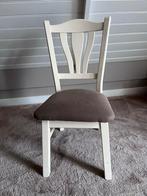 6 eetkamerstoelen gratis af te halen - opknapbeurt nodig, Huis en Inrichting, Ophalen, Gebruikt, Wit, Vijf, Zes of meer stoelen