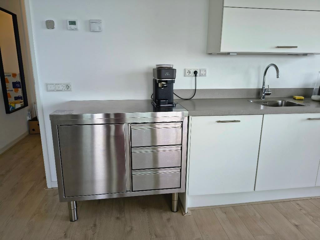 RVS keukenblok 100 x 60 cm, Ophalen, 50 tot 100 cm, Zo goed als nieuw, Minder dan 100 cm