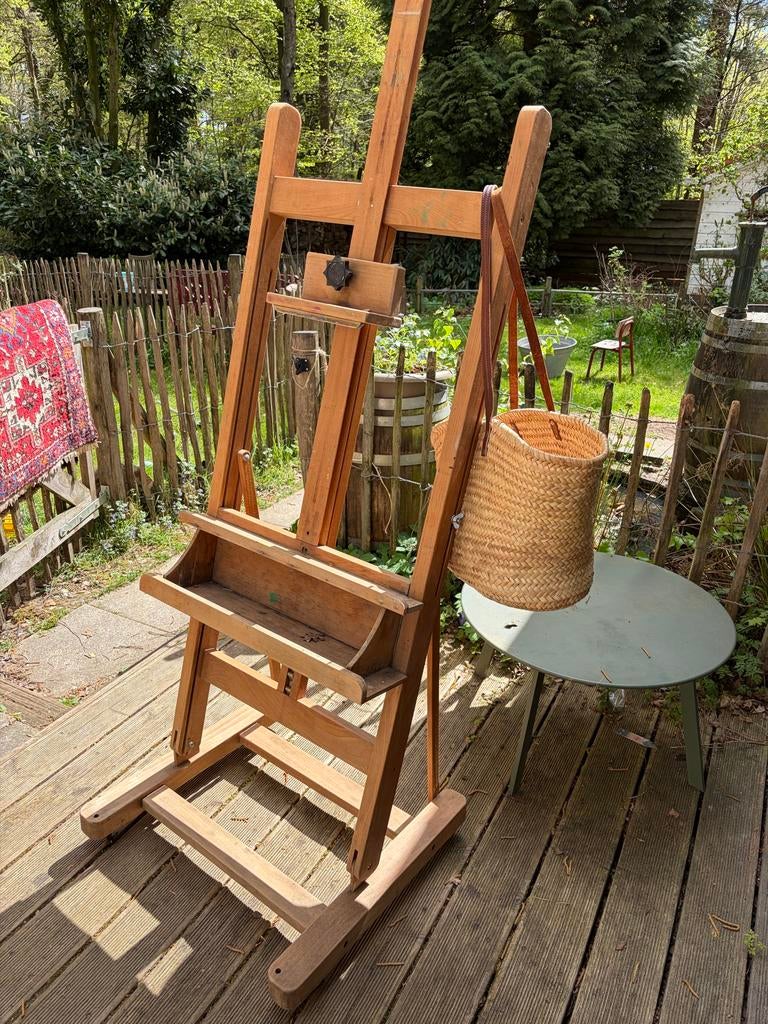 Zware kwaliteit schildersezel op wielen, Ophalen, Gebruikt, Ezel