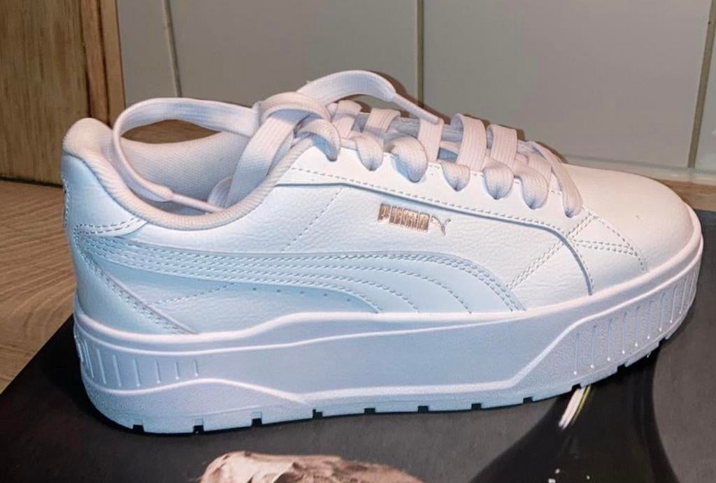 Puma, Wit, Ophalen of Verzenden, Sneakers of Gympen, Zo goed als nieuw