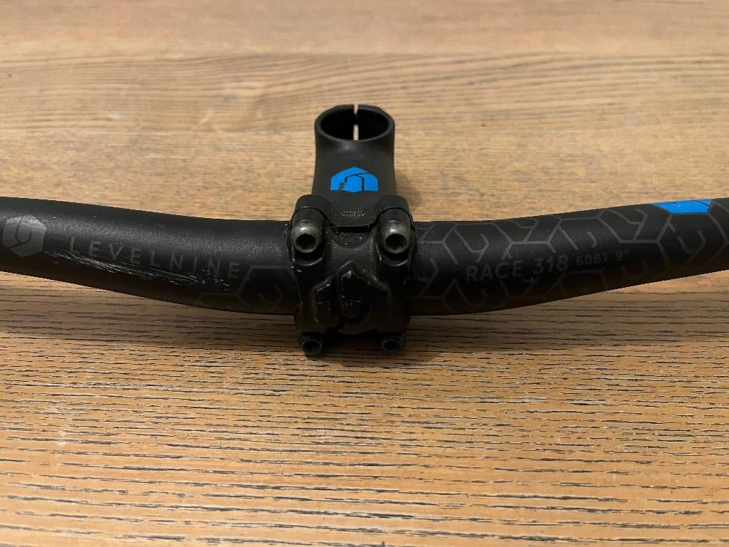 Levelnine MTB set:stuur 660mm Ahead stuurpen 80mm., Ophalen, Gebruikt, Stuur, Aluminium