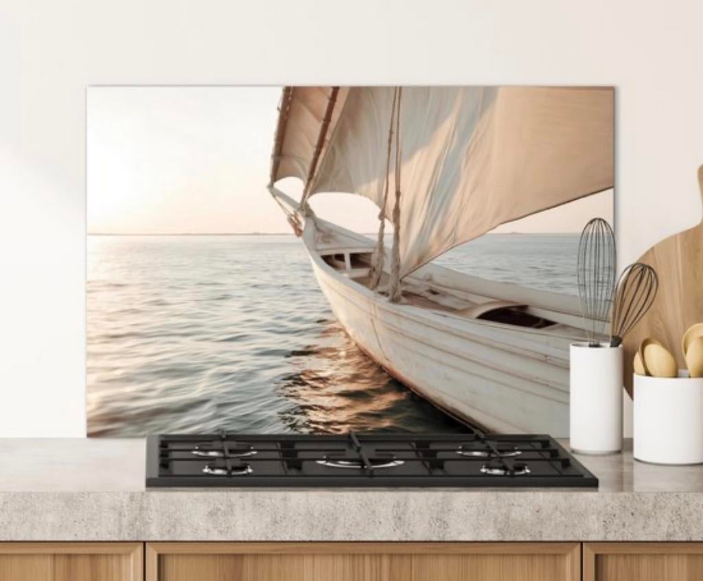 Kortingsbon spatscherm keuken bij Canvascompany, Eén persoon, Kortingsbon