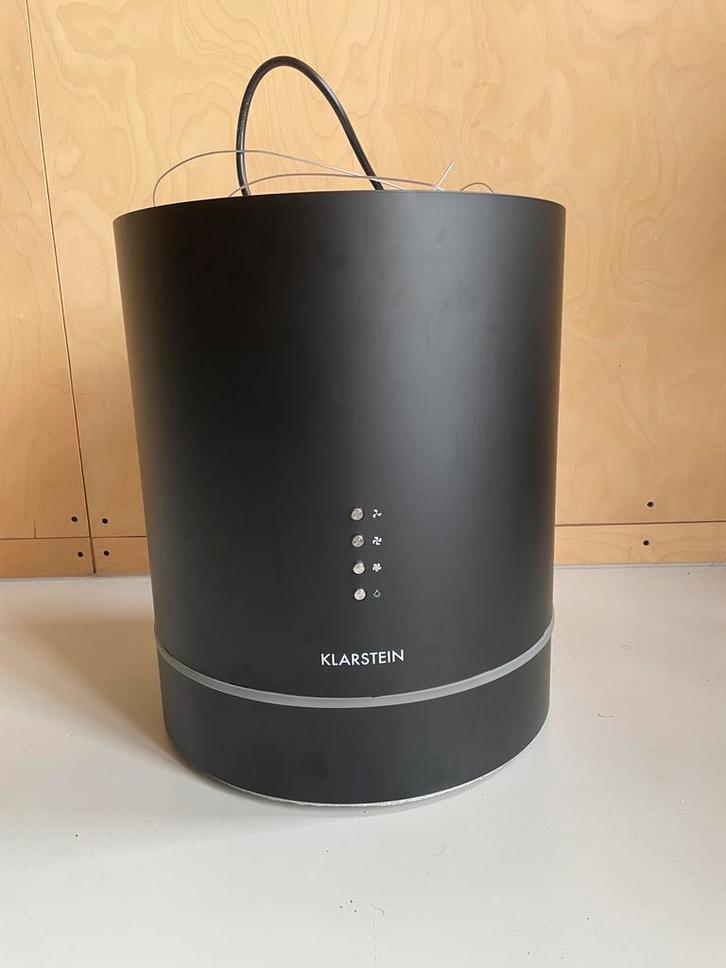 Klarstein Tron Ambience Eiland Afzuigkap Zwart (Nieuw), Witgoed en Apparatuur, Afzuigkappen, Nieuw, Vrijstaand, Eilandschouwkap