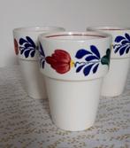 3 Boerenbont bekers van Boch, Ophalen of Verzenden