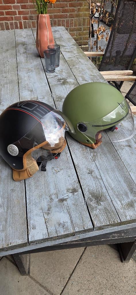 Scooter helmen te koop, tweedehands, Ophalen, Gebruikt, Large, MT Helmets