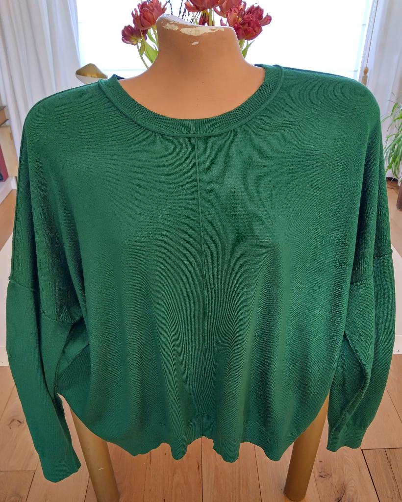 Groene trui van Zilch. Maat XL, Maat 46/48 (XL) of groter, Ophalen of Verzenden, Zich, Gedragen