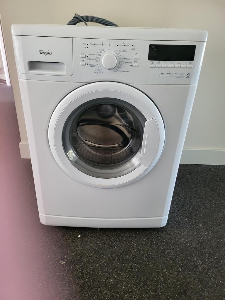 Whirlpool wasmachine - 7 kg, 1200 toeren, A++, Witgoed en Apparatuur, Ophalen, Wolwasprogramma, Zo goed als nieuw, 85 tot 90 cm