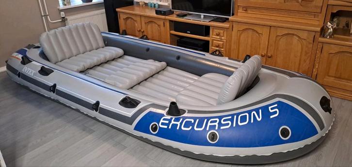 Intex Excursion 5 Rubberboot, Watersport en Boten, Kano's, Nieuw, Overige typen, Ophalen of Verzenden