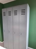 Woood stijn lockerkast staalgrijs hout, Ophalen of Verzenden, Zo goed als nieuw, Lockerkast