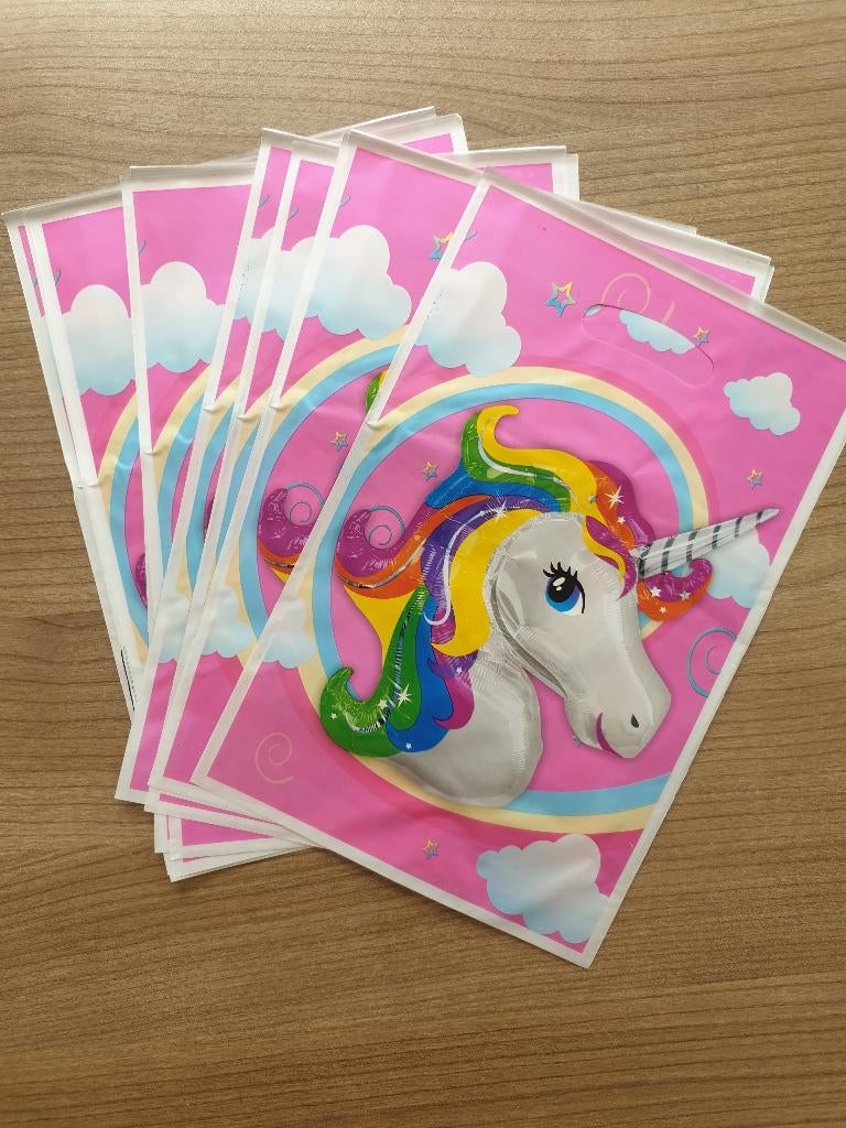 Leuke traktatie eenhoorn zakjes, nieuw, Ophalen of Verzenden, Nieuw, Feestartikel, Verjaardag