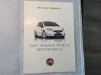 Fiat Grande Punto Nerobianco folder NED 4 blz 2009, Boeken, Ophalen of Verzenden, Nieuw, Overige merken