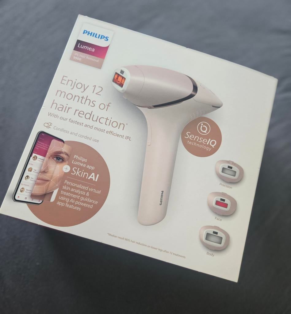 Philips Lumea IPL 9900 Series laser haarverwijderaar, Witgoed en Apparatuur, Persoonlijke-verzorgingsapparatuur, Ophalen of Verzenden