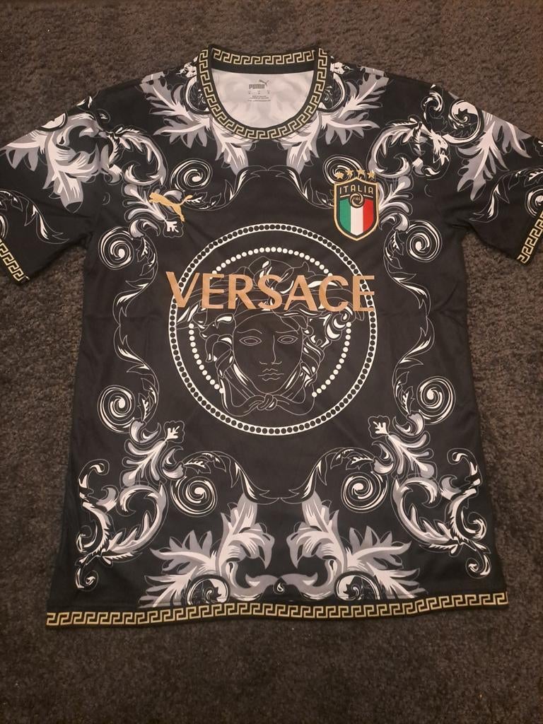 Zwart Versace Italia T-shirt, Kleding | Heren, T-shirts, Ophalen of Verzenden
