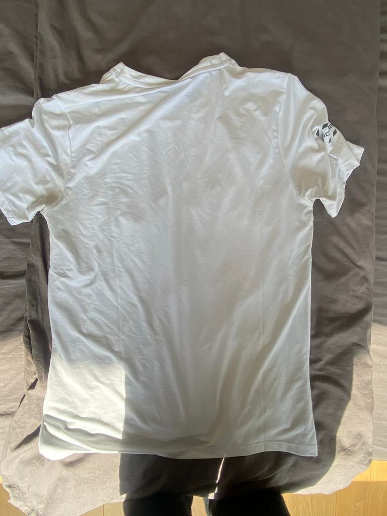 Under Armour Threadborne Run T-shirt Wit Maat M, Kleding | Heren, T-shirts, Zo goed als nieuw, Maat 48/50 (M), Wit, Verzenden