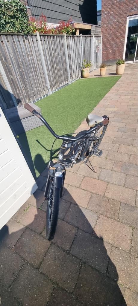 Zwarte cruiser fiets,kinderfiets, Ophalen, Gebruikt, Staal