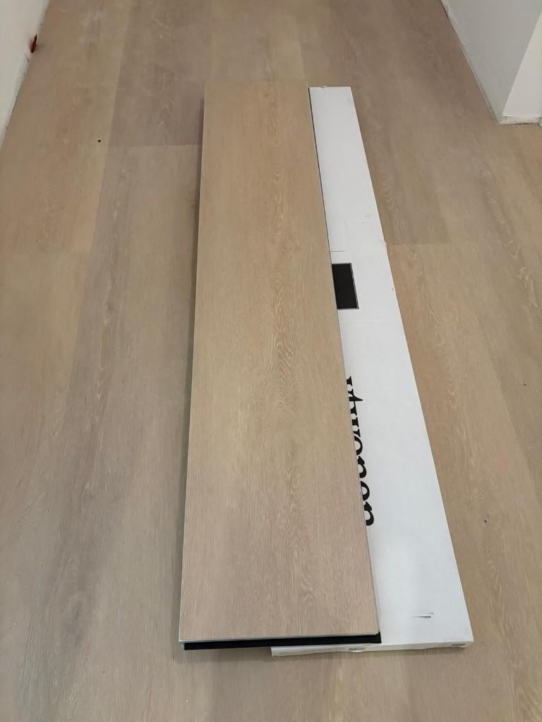 VTwonen Wide Board Natural PVC Click vloer 9 planken 4,19 m², Ophalen, Overige materialen, 30 cm of meer, Overige typen
