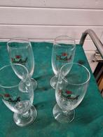 grolsch bokbier glazen op voet vier stuks, Ophalen of Verzenden, 'T Olde Gre-j, Info@toldegrej.nl, Endepoelstraat 20f Didam