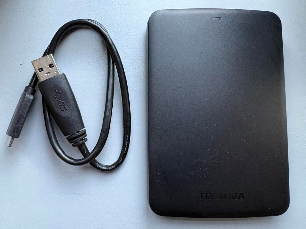 Toshiba 1TB Externe Harde Schijf USB 3.0, Computers en Software, Harde schijven, Gebruikt, Server, HDD, Ophalen of Verzenden