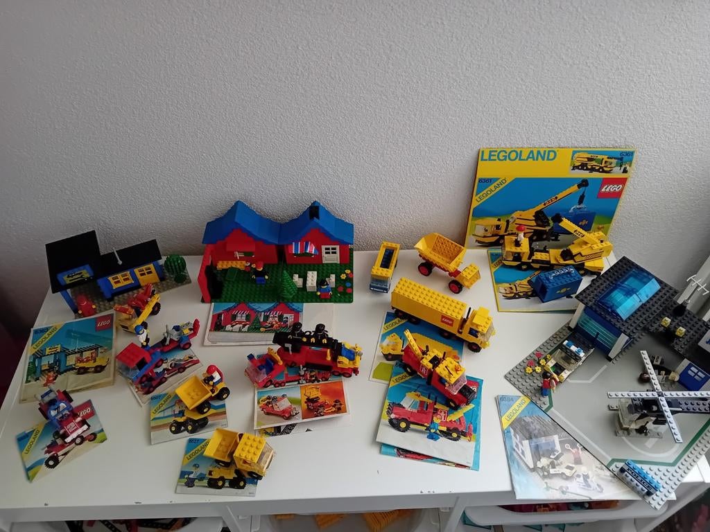 Grote partij vintage LEGO Legoland sets met instructies, Ophalen, Gebruikt, Lego, LEGOLAND