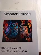 Houten uilen puzzel, Ophalen, Minder dan 500 stukjes