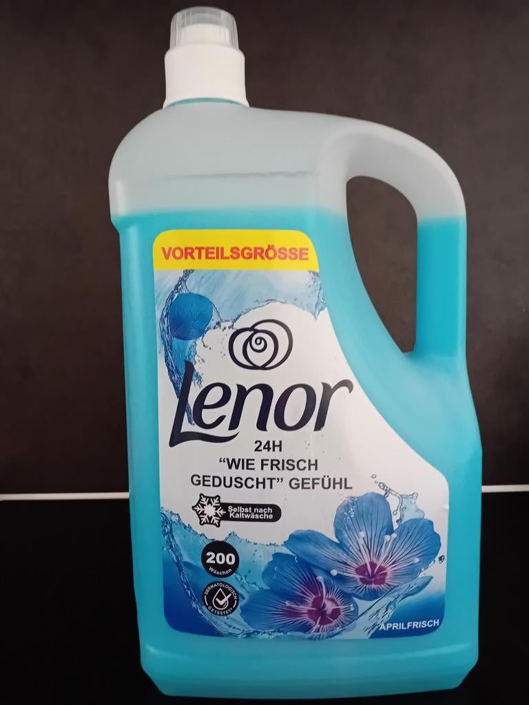 Lenor Wasverzachter Aprilfris 5L - 200 Wasbeurten, Ophalen of Verzenden, Schoonmaakmiddel