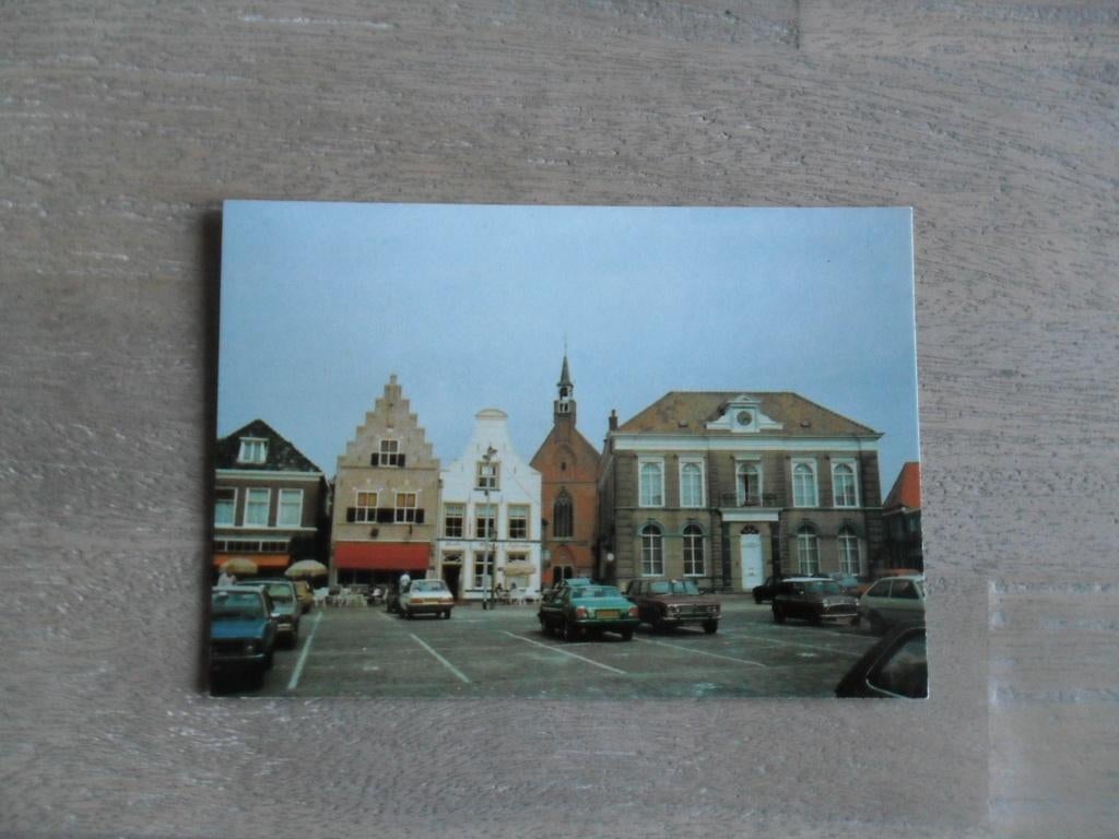 Steenwijk, markt/auto, Verzenden, 1980 tot heden, Ongelopen, Overijssel