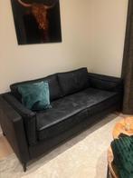 Moderne Zwarte 3-zitsbank - Zo goed als nieuw, Huis en Inrichting, Banken | Bankstellen, Ophalen, Driepersoons, Zo goed als nieuw