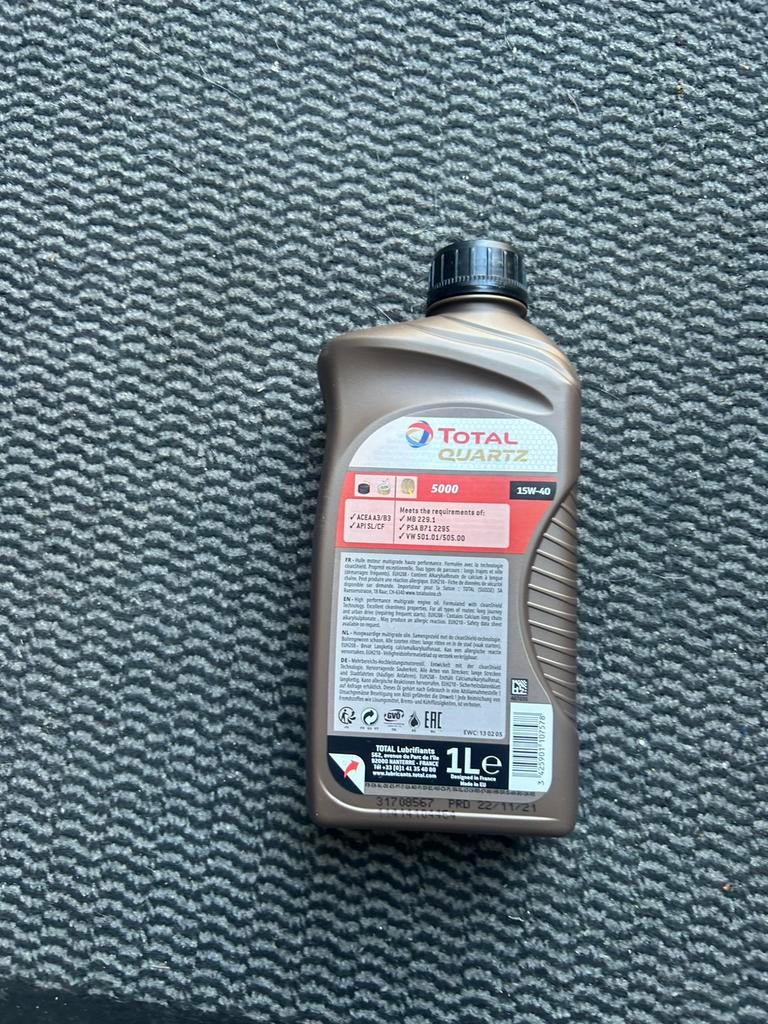 Liter olie, Ophalen of Verzenden