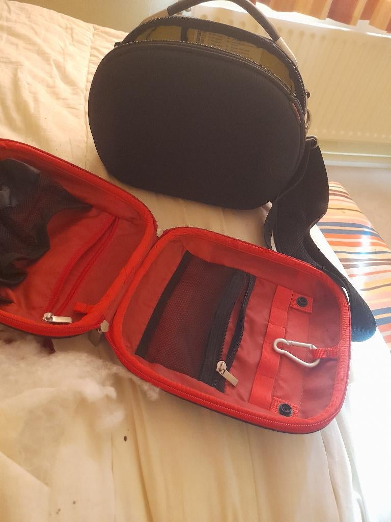 Koffertje  met etui voor pedicure ambulant, Zwart, Ophalen of Verzenden, Zo goed als nieuw, Met slot