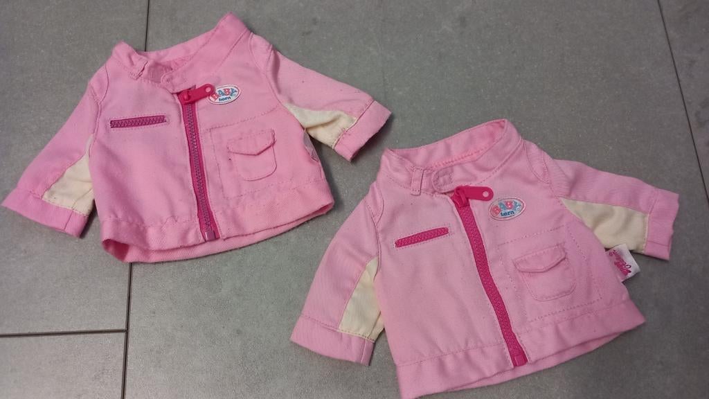 Baby born jasje 2x, Ophalen of Verzenden, Babypop